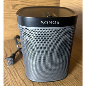 SONOS PLAY:1 BLACK WIRELESS SMART SPEAKER W/POWER SUPPLY
